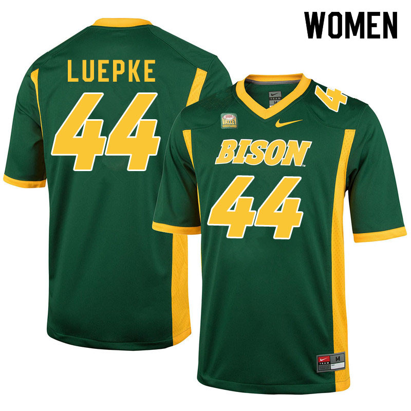 Women #44 Hunter Luepke North Dakota State Bison College Football Jerseys Sale-Green - Click Image to Close